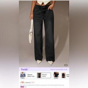 Forever 21 x SHEIN black jeans